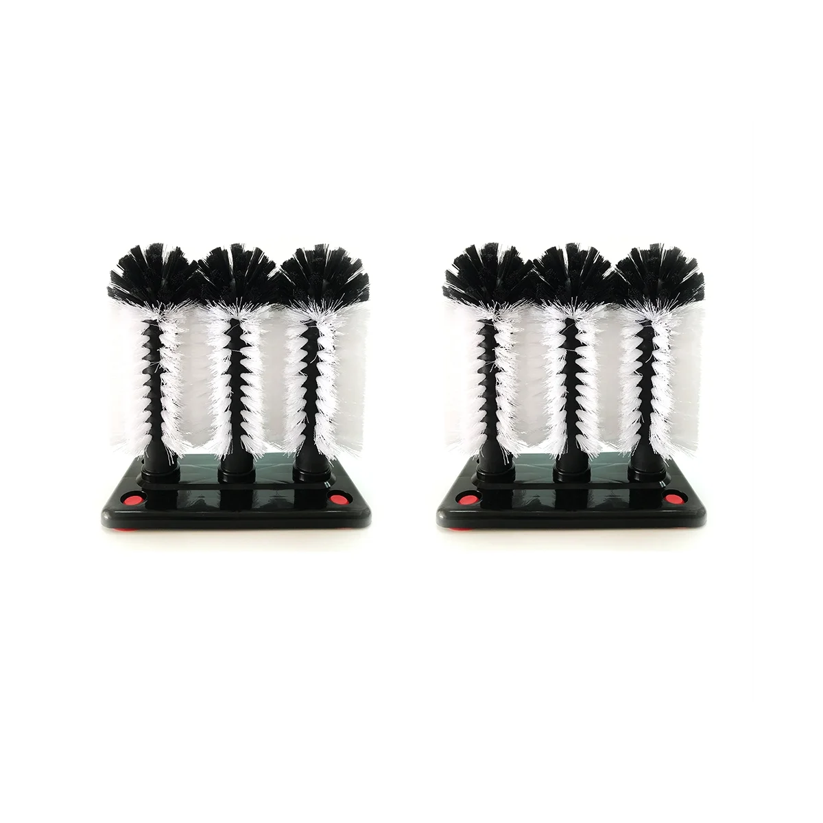 

6 Long Brush Bar Glass Washer with Suction Base, Commercial Brush Cleaner Bristle Brush for Kitchen Bar Beer Cup