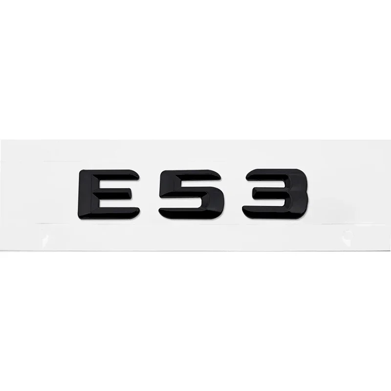 

Автомобильная наклейка на заднюю часть багажника с буквой и номером, значок-наклейка для Mercedes Benz E класса E53, E55, E63, E200, E220, E230, E240, E250, E260
