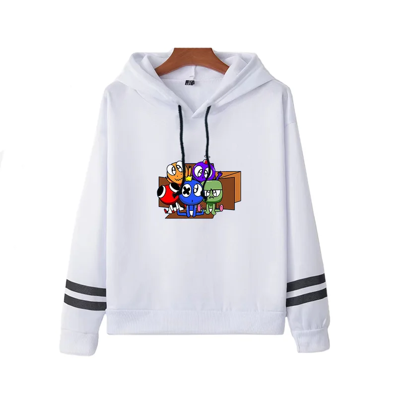 

Hot Game Rainbow Friends Oversized Hoodie Women Men Graphic Sweatshirt Y2k Streetwear Harajuku Casual Tracksuit