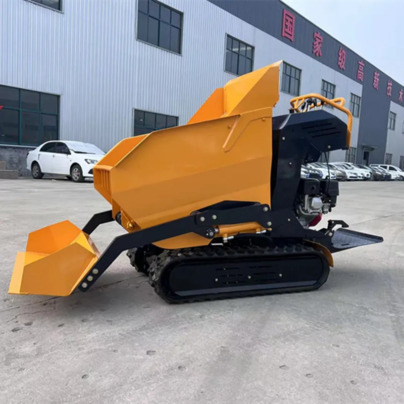 Китайский мини-трактор садовые инструменты гусеничный транспортер погрузчик
