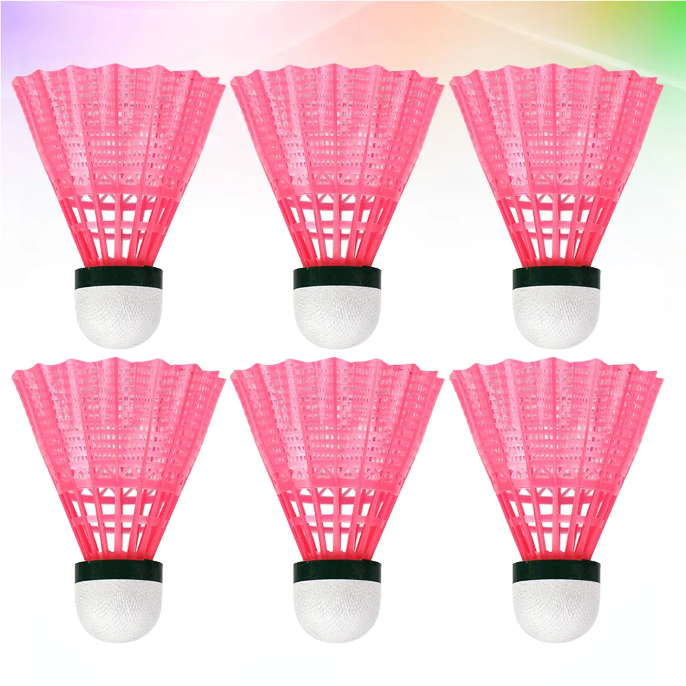

6pcs Badminton Shuttlecocks Nylon Badminton for Indoor Outdoor Sports Activities