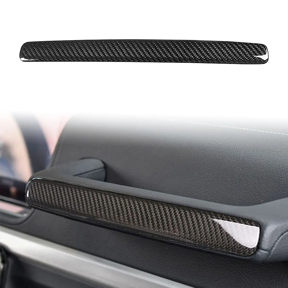 

Dry Carbon Fibre Car co-driver handle decorate Sticker For Mercedes-Benz For brabus G63 G500 2019-2020 G class W464 Chassis
