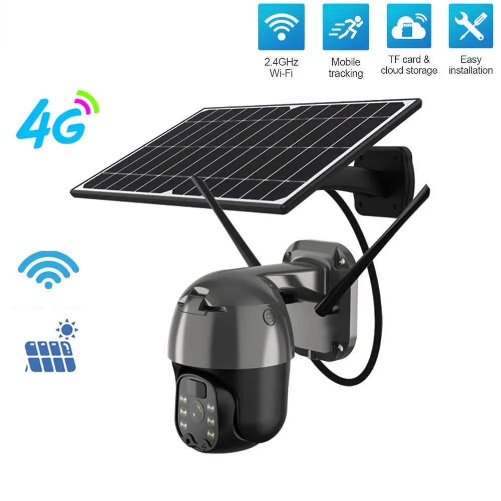 

Surveillance Camera Security Protection Security Cameras Wireless Outdoor Video Surveillance Wifi Solor PTZ Kamera PIR Detection