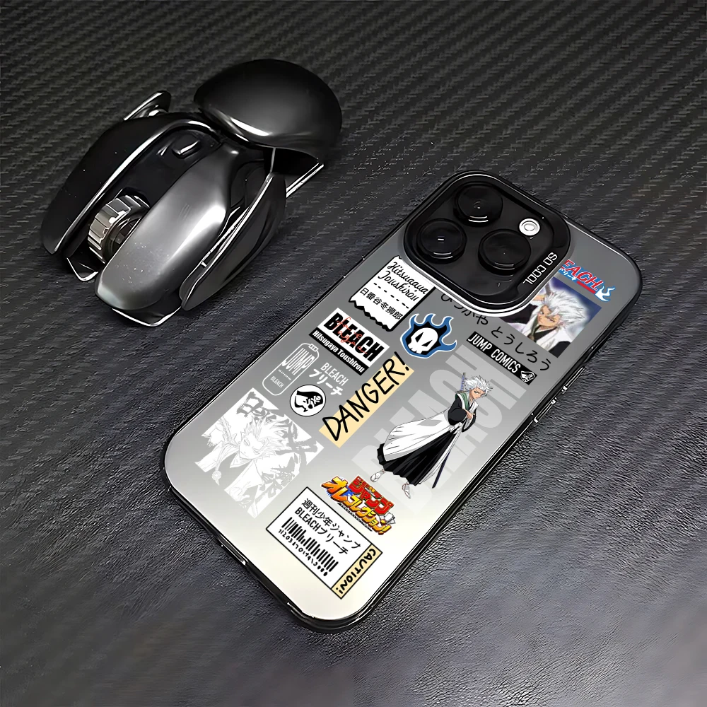 Чехол для телефона BLEACH с аниме iPhone 16 15 14 13 12 11 Pro Max X XR XSMAX 8 7 Plus матовая