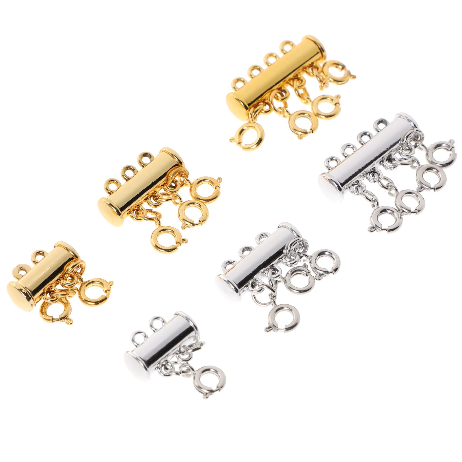 

Clasp Necklace Clasps Layering Jewelry Bracelet Lobster Extender Necklaces Separator Converter Kettenverschluss Locking Buckle