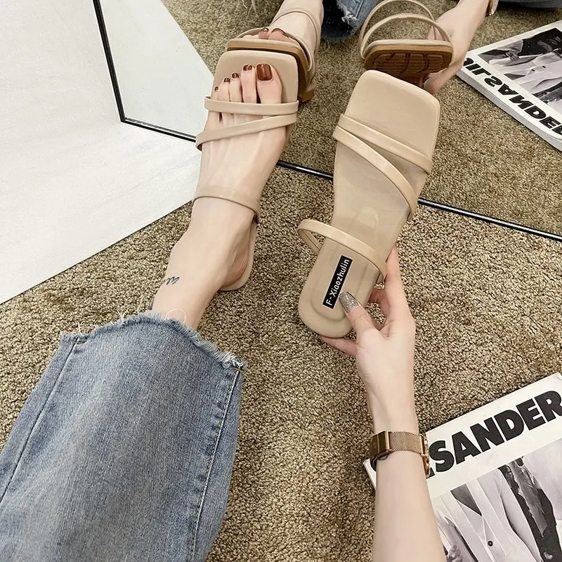 

Elegant Women Sandals Ladies Open Toe Wedges Shoes for Women Casual Shoes Woman Summer 2022 Slippersa Korean Woman Flip Flops