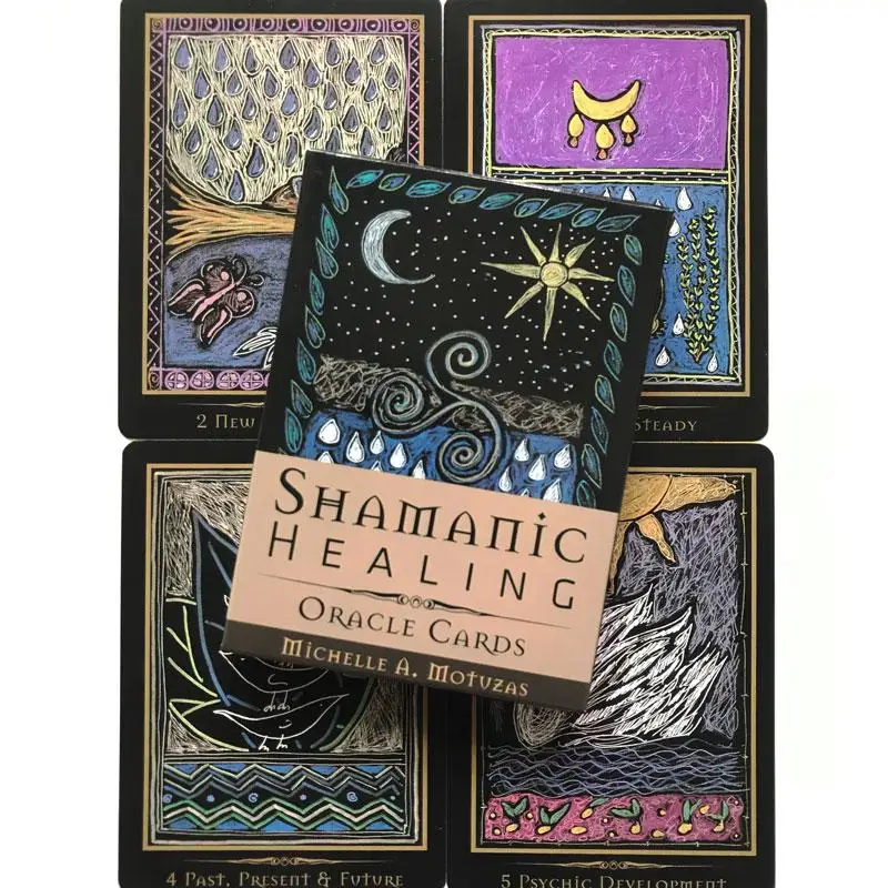

Shamanic Healing Oracle Cards Guidance Entertainment Chess And Card Game Occult Tarot Card Deck Divination Fate