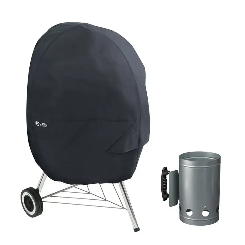 

30 Inch Kettle BBQ Grill Cover with Charcoal Chimney Funda barbacoa exterior Grill cover Smoke generator мангал Bbq grill