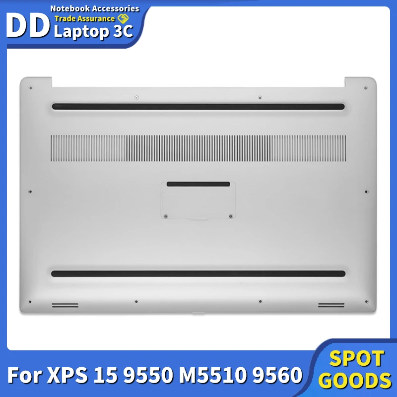 

New Laptop LCD Front Bezel Bottom Case Original For DELL XPS 15 9550 M5510 0YHD18 Replace Shell Notebook Accessories Silvery
