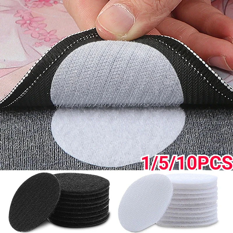 

5cm Strong Self Adhesive Fastener Dots Stickers Nylon Hooks Bed Sheet Sofa Mat Carpet Anti Slip Mat Pads Adhesive Magic Tape
