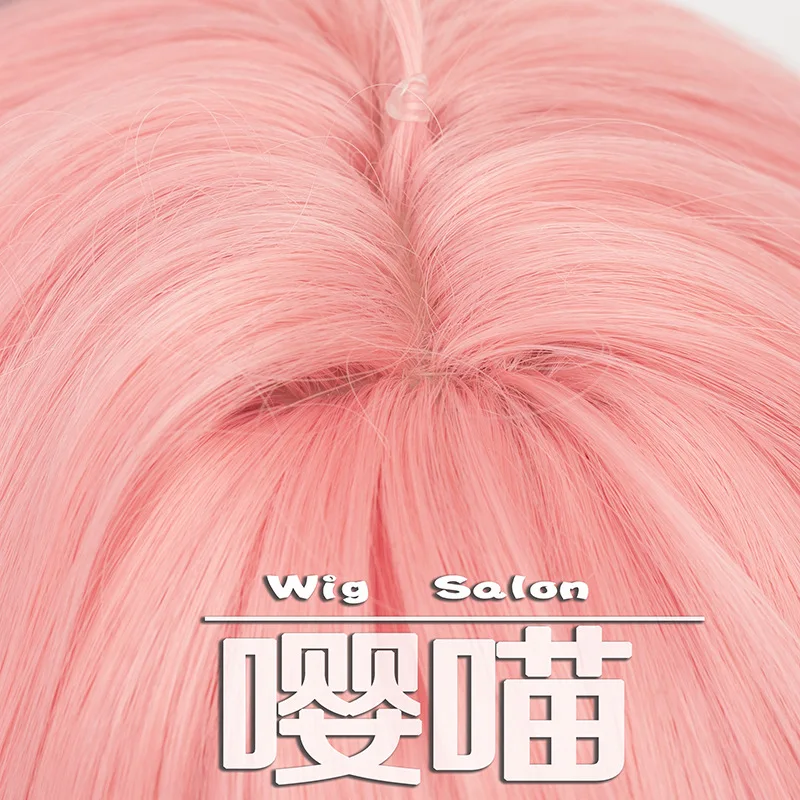 Парик для косплея Tsukishiro Yanagi игра Zenless Zone Zero 65 см розовые термостойкие