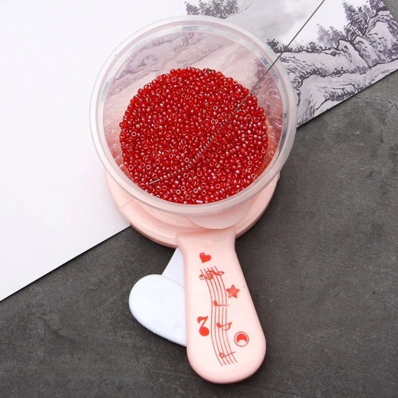 Инструмент для нанизывания бусин Помощник по заправке бисера Устройство