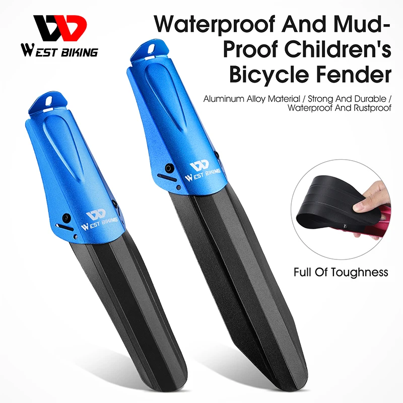 

WEST BIKING Bike Mudguard for 14-20 Inch Kids MTB Bicycle Front Rear Fender Cycling Wheel Wings Mud Guard Mountain Bike Fender