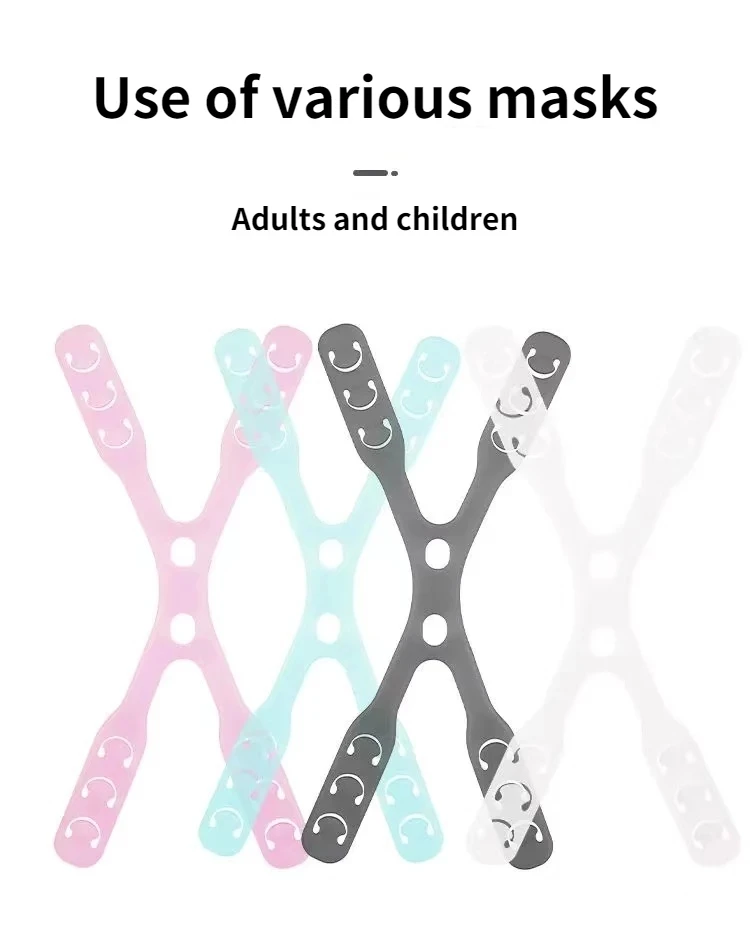 

8PCS Ear Savers for Masks,Mask Holders to Protect Ears,Mask Straps Back of Head,Face Mask Extender Strap,Mask Hooks Behind Head