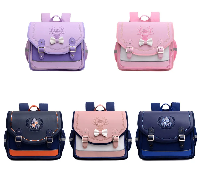 

Cute Girls School Bags Flip Book Bag Orthopedic Backpack Waterproof SchoolBag For Teenage Student Grade 1-3 Mochilas Infantil