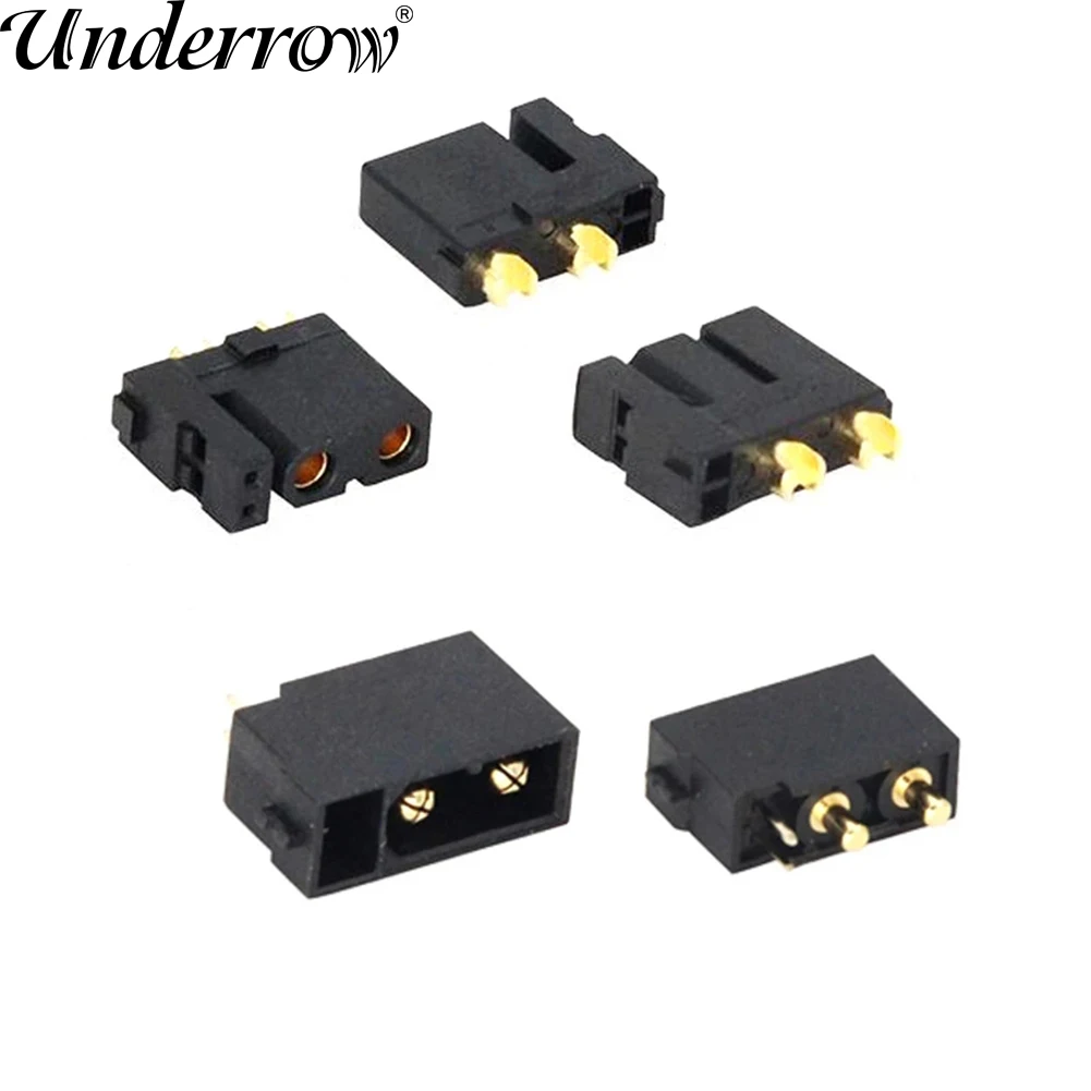 

5 / 10 / 20 Pairs Amass XT30(2+2) XT30PW(2+2) Male Female Gold Plated Plug with Signal Pin for RC Drone Aircraft Car Boat