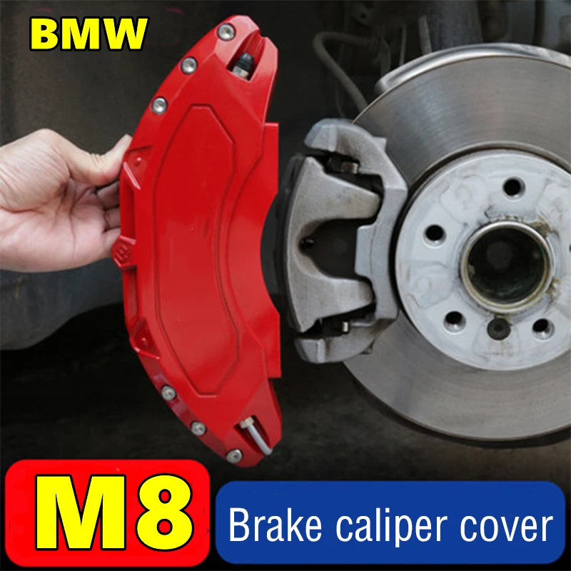 

For BMW M8 Car Brake Caliper Cover Aluminum Metal Fit 2019 2020 2022 2023
