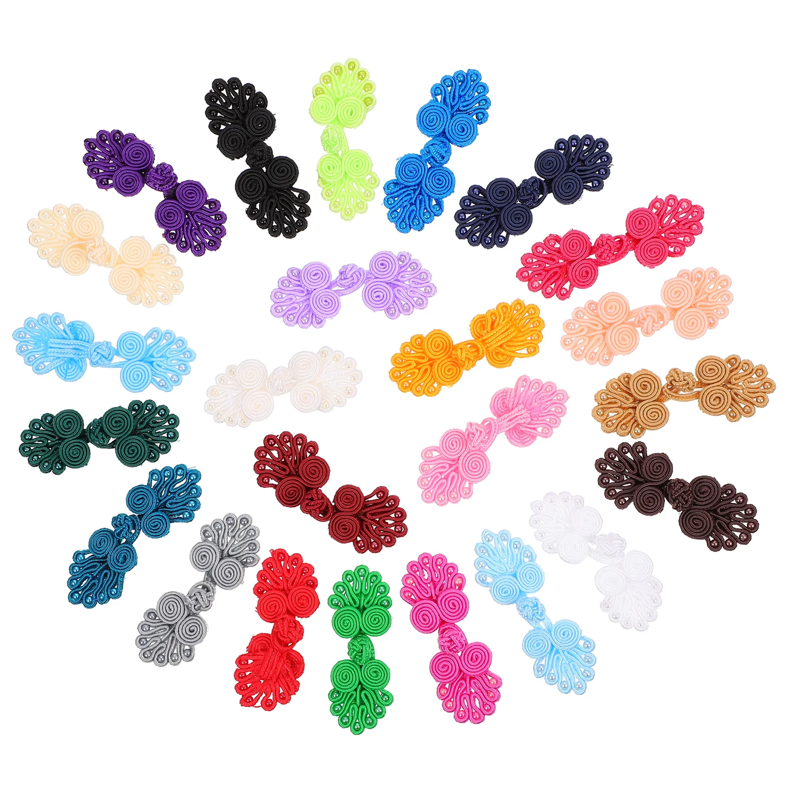 

25 Pcs Button Sweater Closure Sewing Fasteners Chinese Closure Knot Chinese Frog Fasteners Chinese Sewing Fasteners