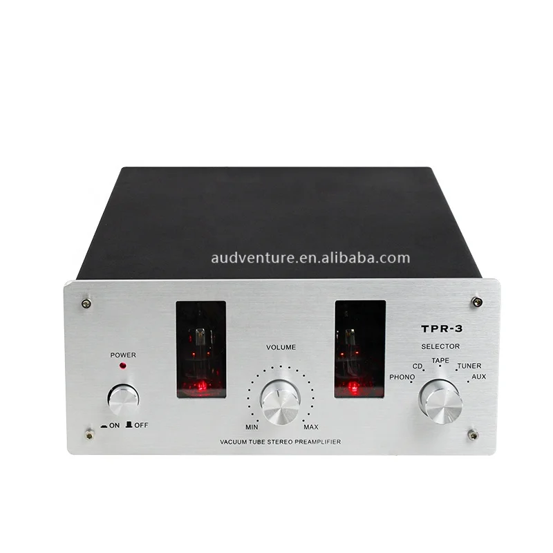 

Vacuum Tube Turntable Preamplifier Mini Home HiFi Stereo MM/MC Turntable Preamp with RCA Input&Output