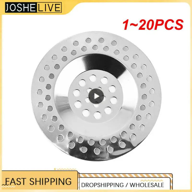 

1~20PCS Stainless Steel Kitchen Sink Filter Mesh Sink Sewer Strainers Bathroom Floor Drains Catcher Waste Drain Hole Filter Trap