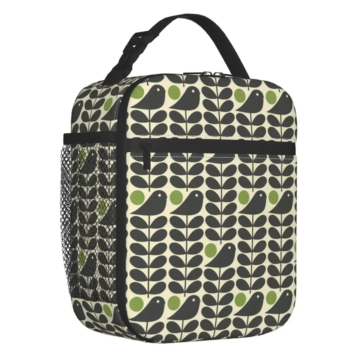 Сумка для ланча Orla Kiely темного цвета мужчин и женщин теплое изолированное