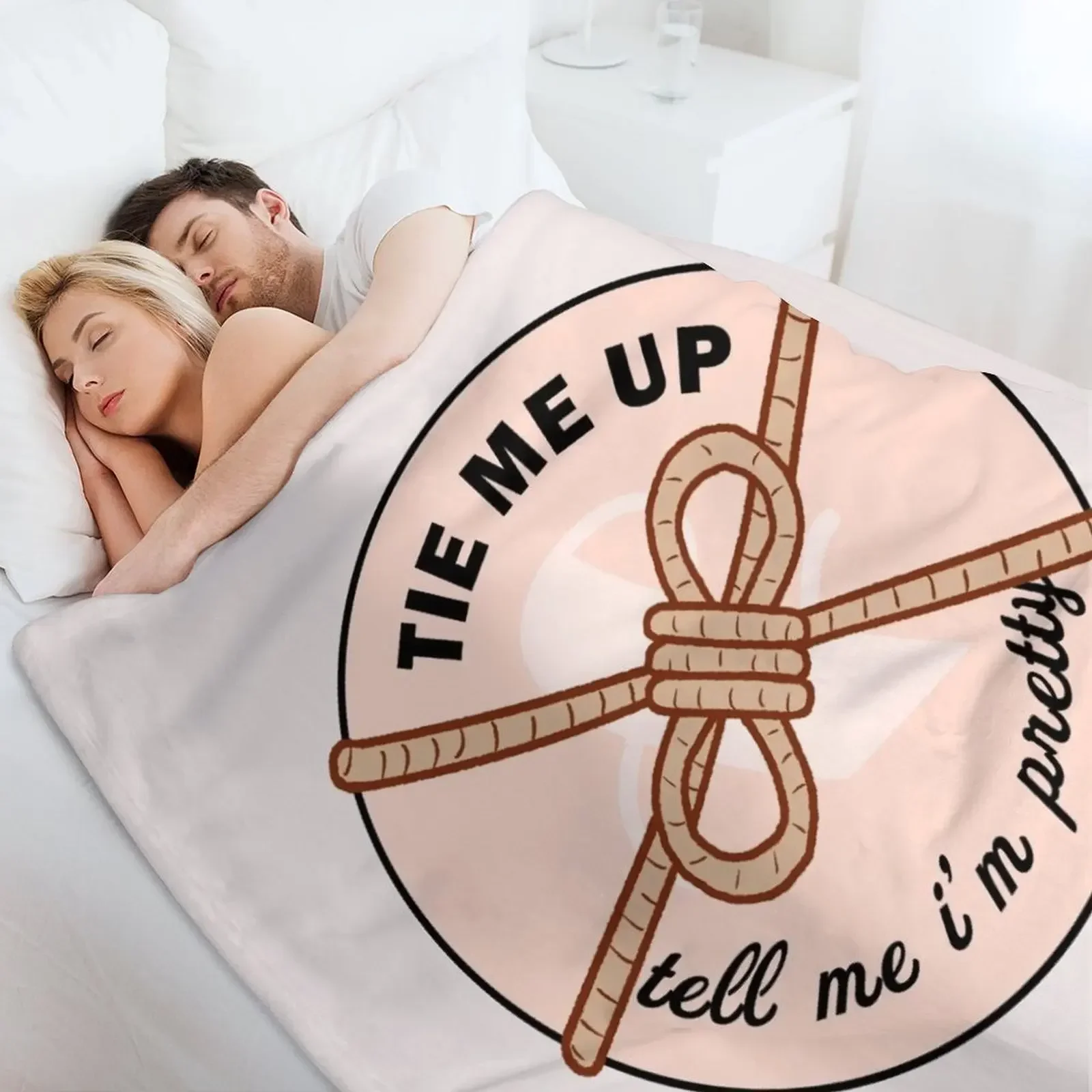 Tie Me Up and Tell I'm Pretty // БДСМ Шибари Веревочное одеяло Декоративные красивые теплые