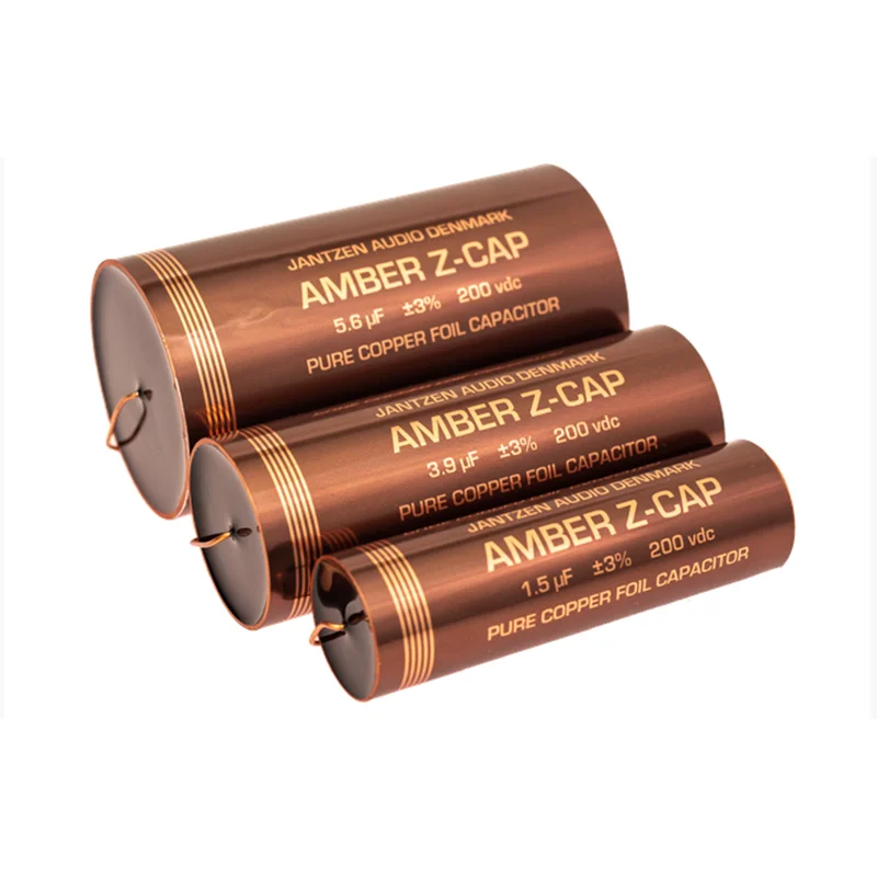 1pcs Original Jantzen Audio Denmark AMBER Z-CAP series 200Vdc/130Vac +3% Pure Copper Foil Capacitor Free shipping