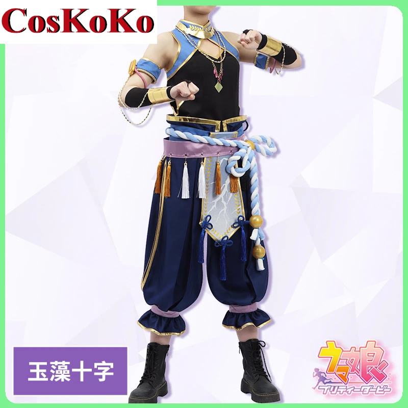 

CosKoKo [Customized] Game Umamusume: Pretty Derby Tamamo Cross Cosplay Costume Fashion Combat Uniform Unisex Role Play Clothing
