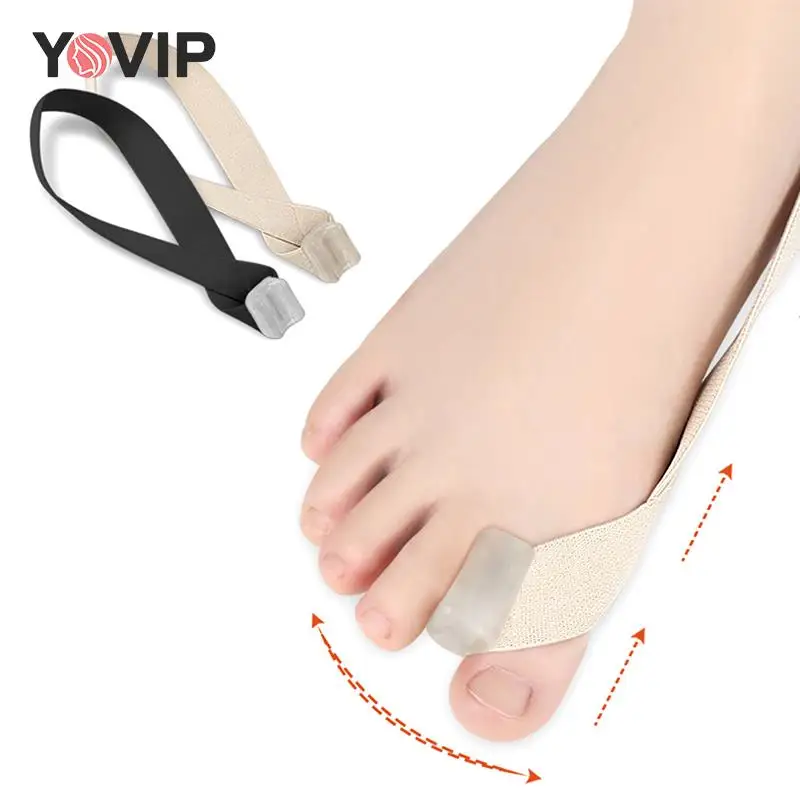 

Reusable Big Toe Stretch Band Non-slip Foot Thumb Care Cover Hallux Valgus Corrector Toe Elastic Tension Bands Wear Resistant