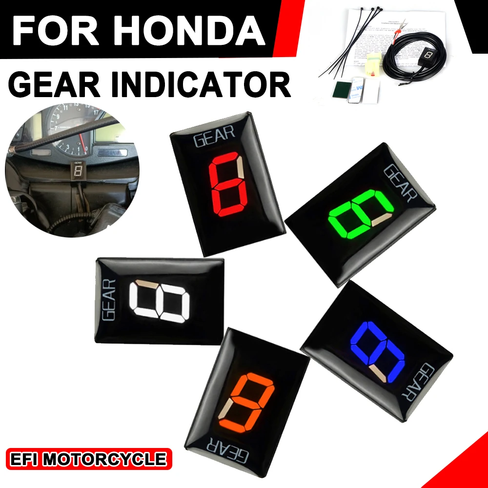 

For Honda CB500X CB600F Hornet CBR 600 RR CBR1000RR Goldwing 1800 CBF 1000 NC 750 X 700 S Motorcycle Accessories Gear Indicator