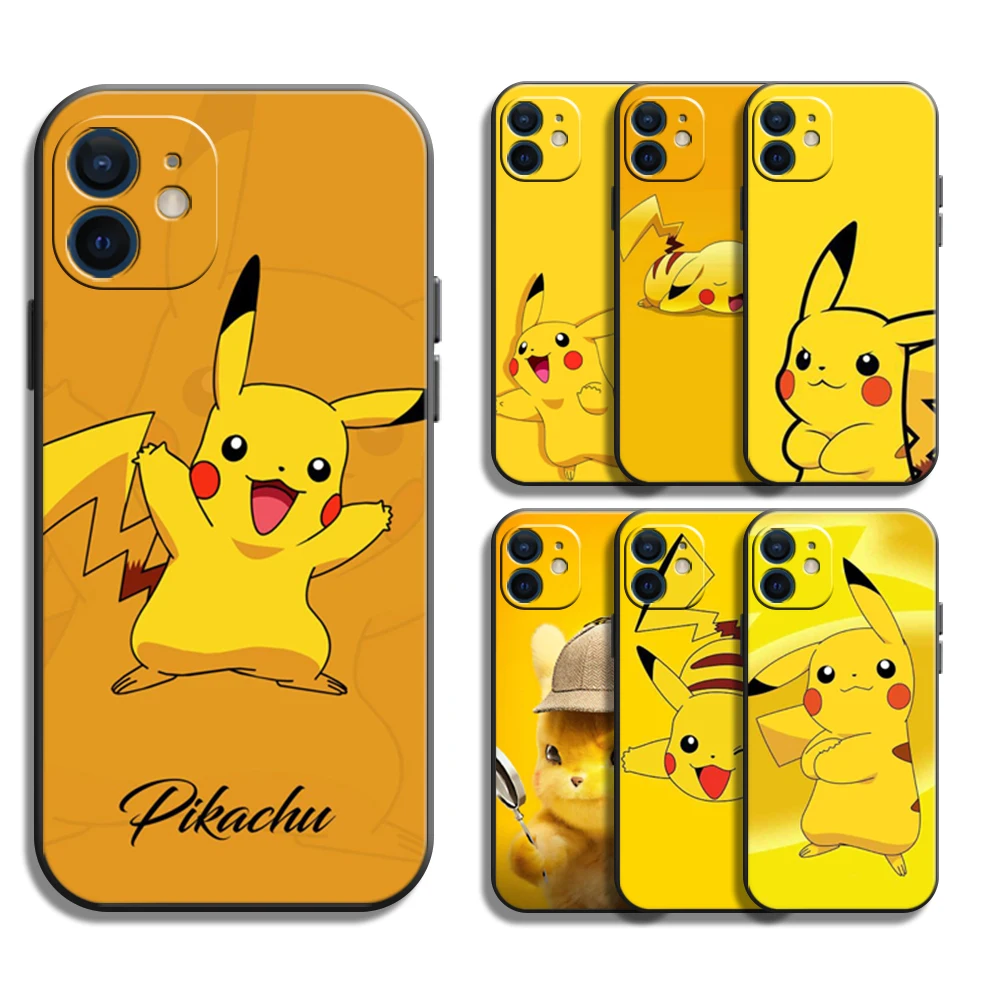 

Pokémon Anime Phone Cases For iPhone 11 12 Pro MAX 6S 7 8 Plus XS MAX 12 13 Mini X XR SE 2020 Back Cover Carcasa Funda