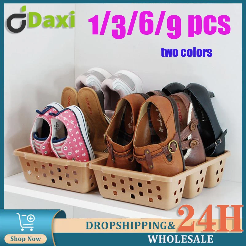 

Plastic Shoe Box High Transparency Shoe Storage Box Combined Shoe Cabinet Home Wardrobe Organizer Sports Shoes Organization Rack