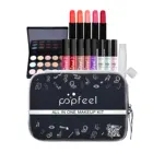 15 шт., набор профессиональных кистей для макияжа, палитра теней для век, набор для макияжа или набор блеска для губ