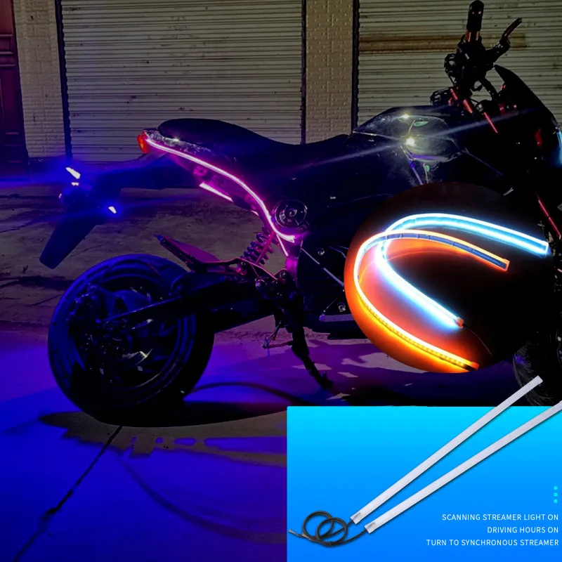 Motorcycle Universal 12V LED Turn Signal Lights for Honda CB650 CB500 NC750 CB400SF CB1300 vt750 Signal tail light Accessories