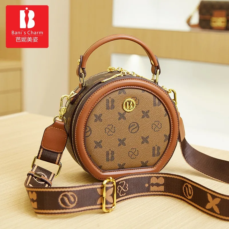 BANI'S Очаровательная Женская сумка круглая 2024 новая дизайнерская маленькая