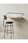 Деревянный стол на стене для макияжа, рабочий компьютерный кухонный стол, многоцелевой набор мебели для гостиной 2021, легкая настройка