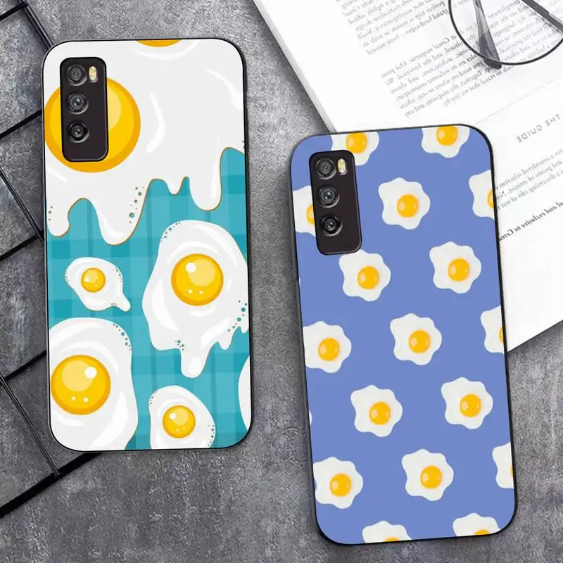 

Cartoon eggs Phone Case for Huawei Mate 20 10 9 40 30 lite pro X Nova 2 3i 7se