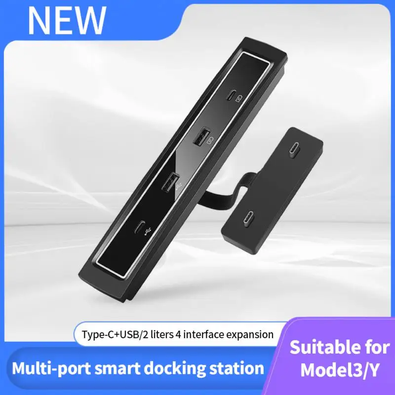 

Interior Refit Accessories Intelligent Docking Station Quick Charger For Tesla 2021 Model 3 Model Y 27w Car Accessories