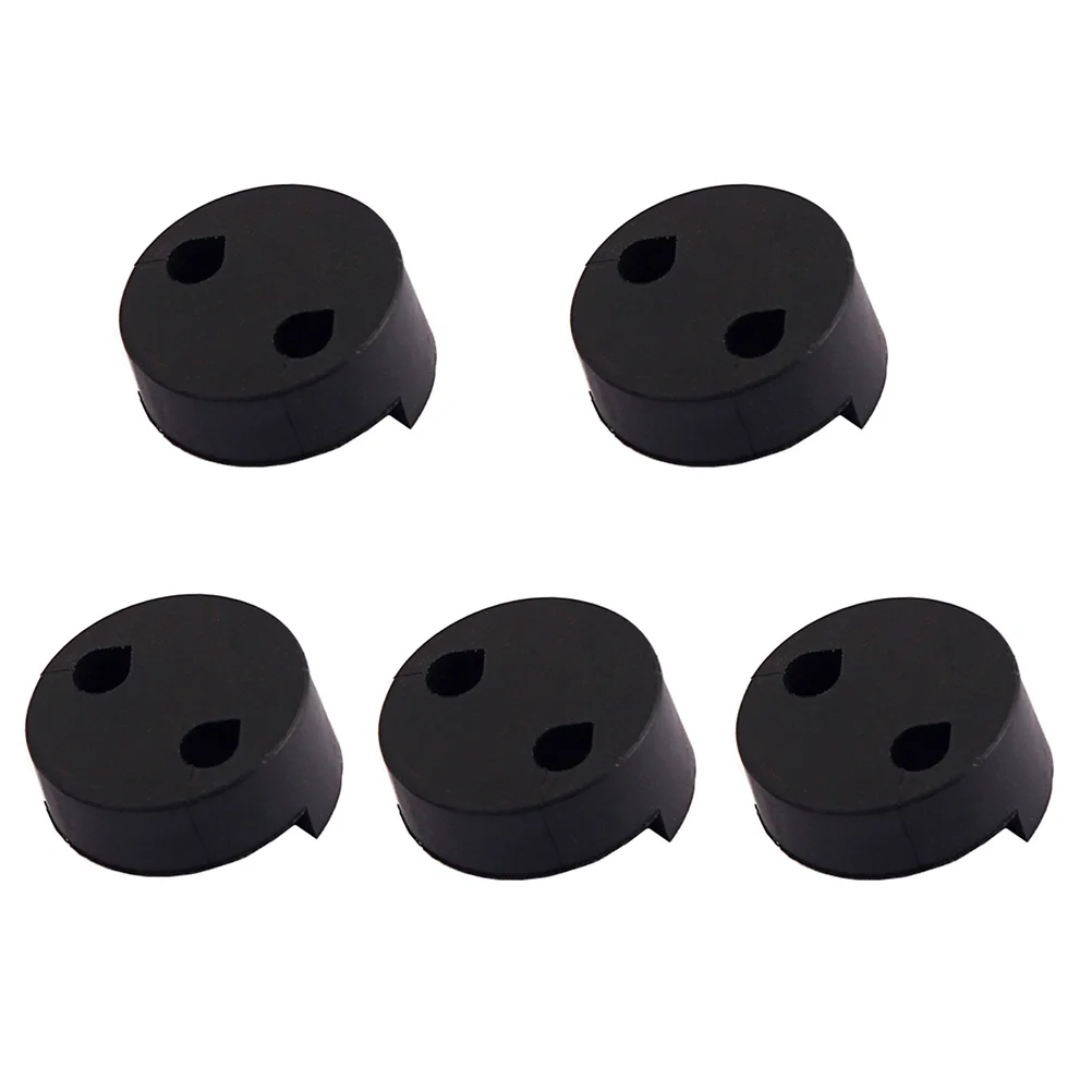 

5 Pcs Violin Mute Fittings Silencer Volume Control Black Earth Tones Fiddle Practice Rubber Bling Accessories