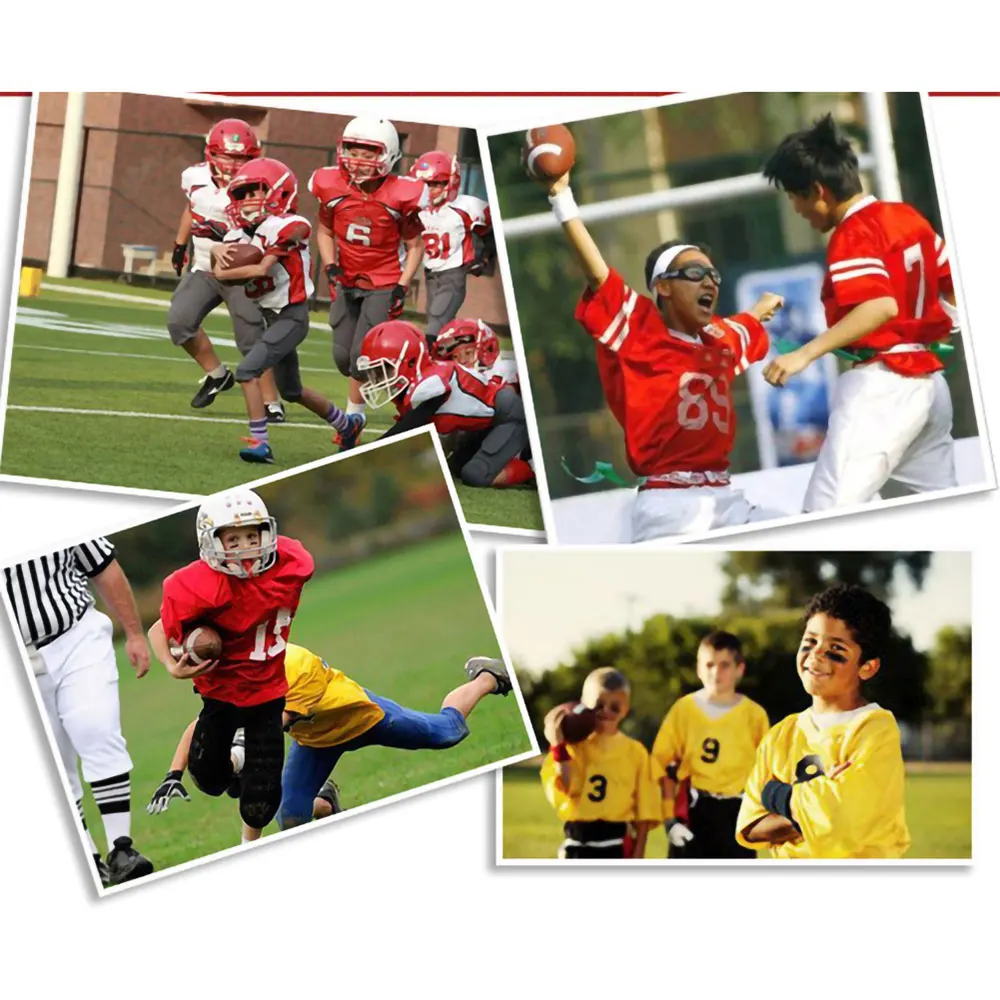 Стандартный американский футбол регби ПВХ нескользящий мяч для детей взрослых