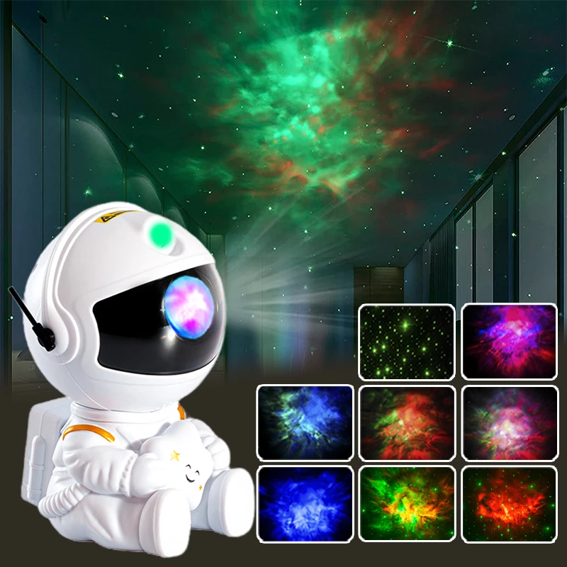 

Умный проектор звездного неба, Галактический проектор 3 в 1, Ночной светильник, астронавт, USB, Звездный светильник, домашний декор комнаты, св...