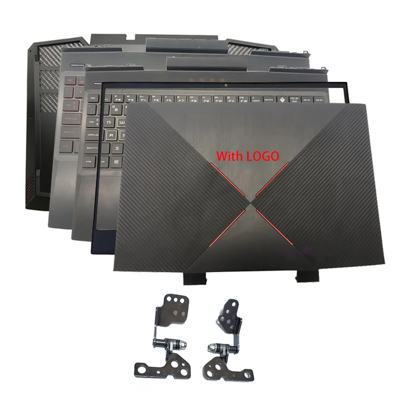 

NEW Laptop For HP Omen 15-DC 15-dc1055TX L30195-001 L30194-001 LCD Back Cover/Front Bezel/Hinges/Palmrest/Bottom Case