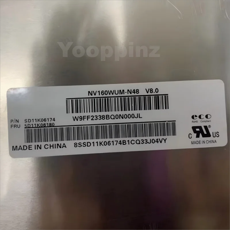 16-дюймовый IPS ЖК-экран для ноутбука NV160WUM-N48 V8.0 N160JCE-ELL B160UAN04.2 B160UAN03.3 сменная