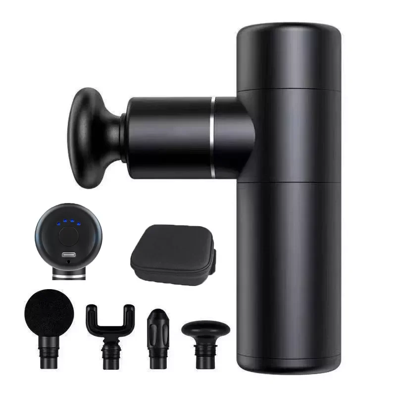 

Мини-массажер NEW2023 для лица, перкуссионный пистолет для глубоких тканей, пистолет для расслабления тела, плеч, шеи, спины, снятия боли