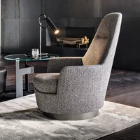 Nordic High-quality Single Sofa Chair Light Luxury Italian Bedroom Creative Modern Simple Living Room Balcony Backrest Material
