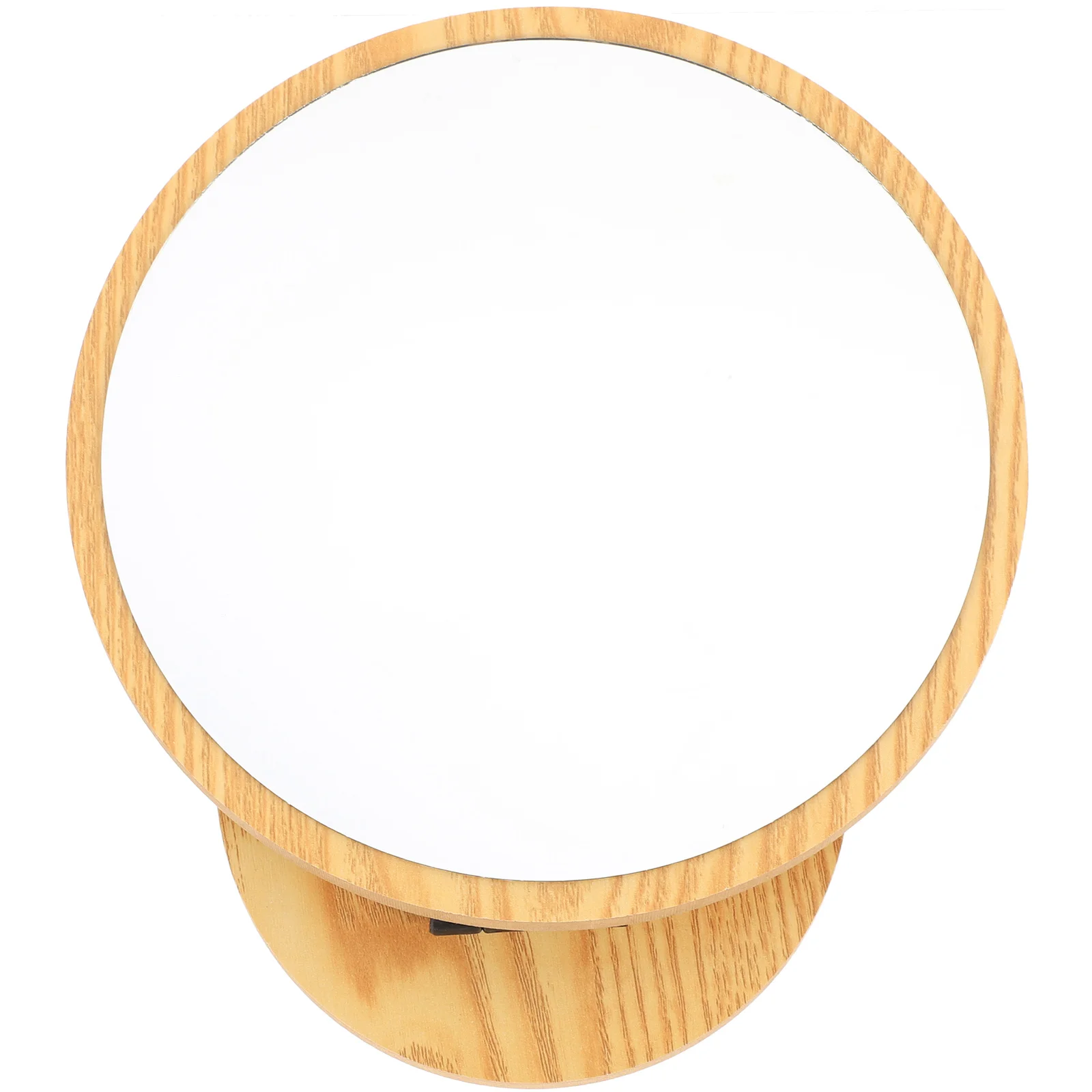 

Mirror Makeup Desktop Vanity Woodenwood Foldable Bathroom Small Mirrors Magnifying Tabletop Sided Double Desk Table Folding