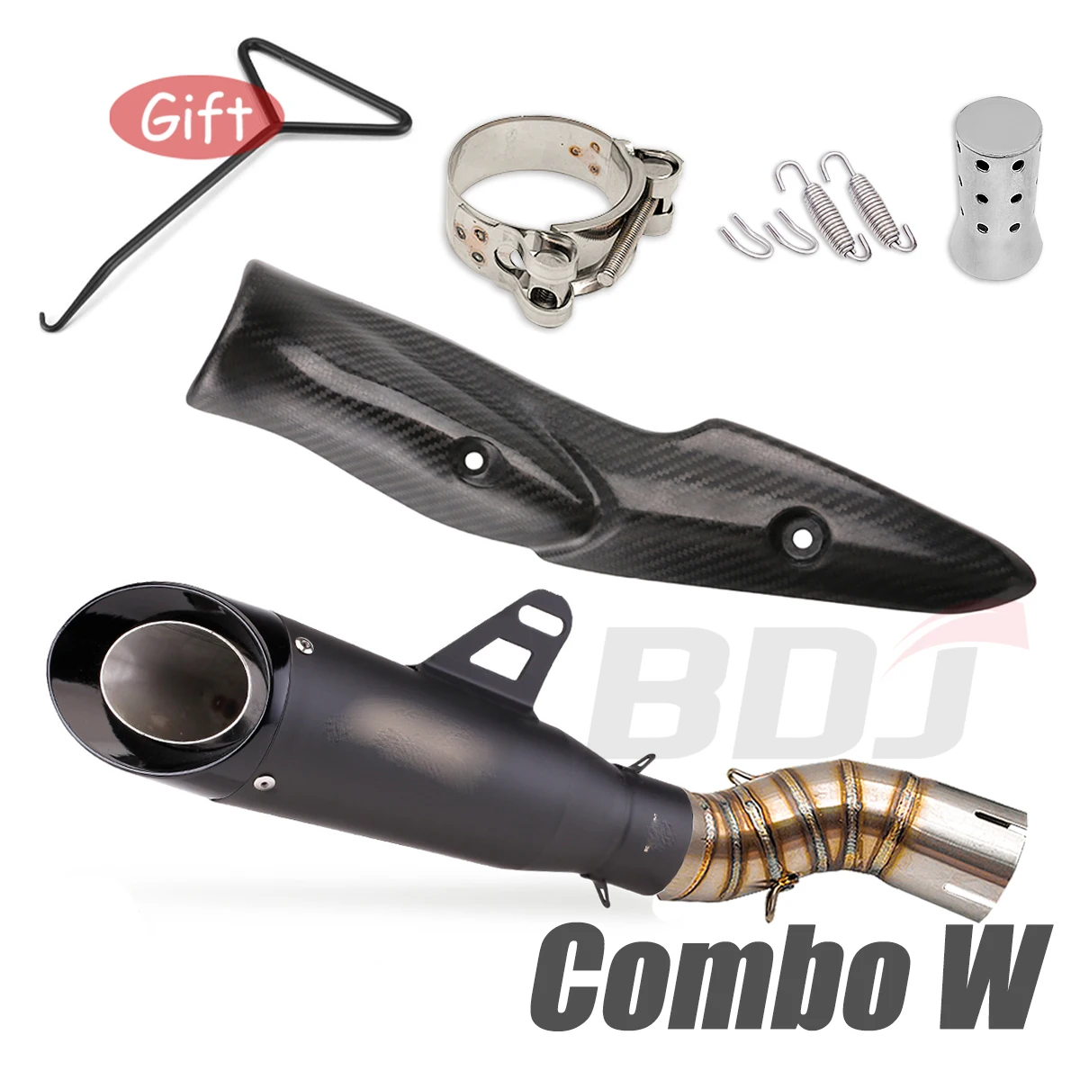 BDJ Z900 2023, выхлопная труба, выхлопная крышка, глушитель, Escape Link, выхлопная труба, средняя труба для Kawasaki Z900 2022 2017-2020