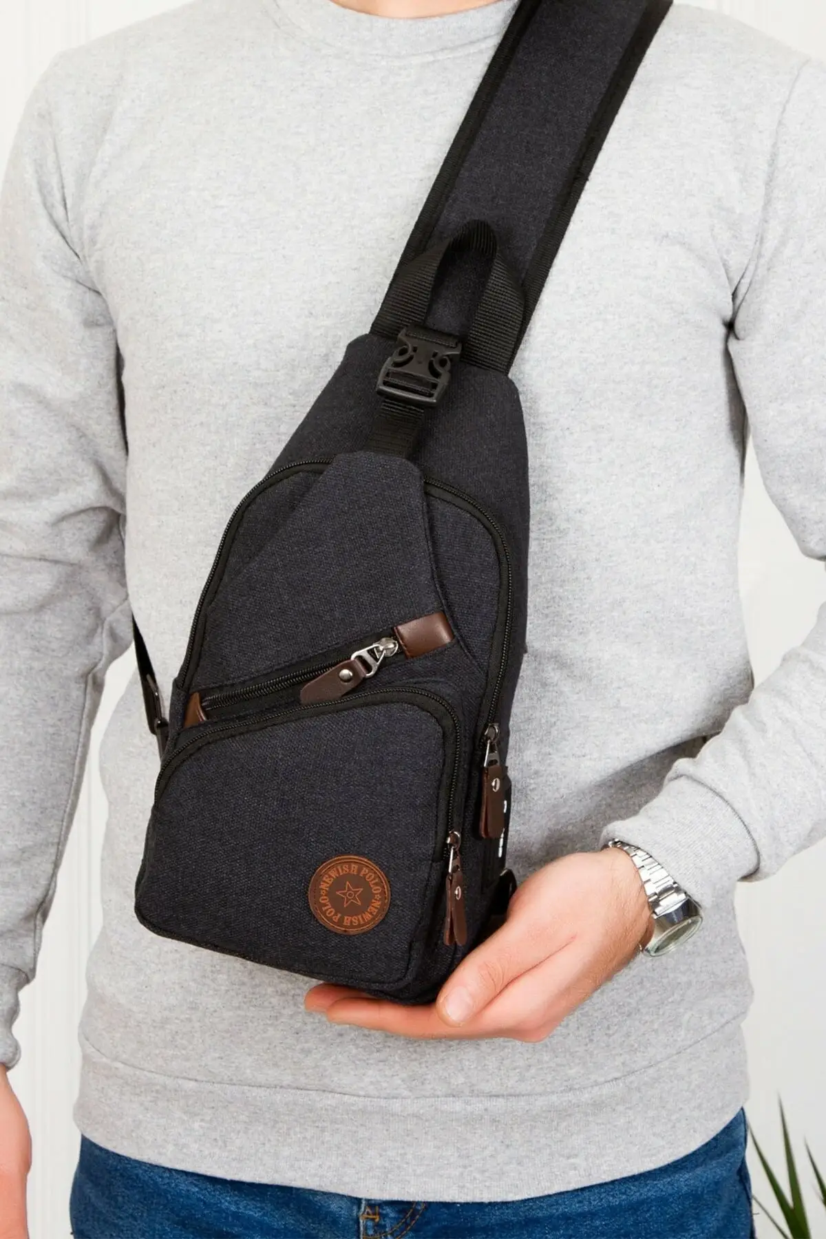 

Холщовая Сумка Yuppy Clup унисекс с Usb-разъемом для наушников и ремнем через плечо, Спортивная и дорожная сумка Yuppy2053