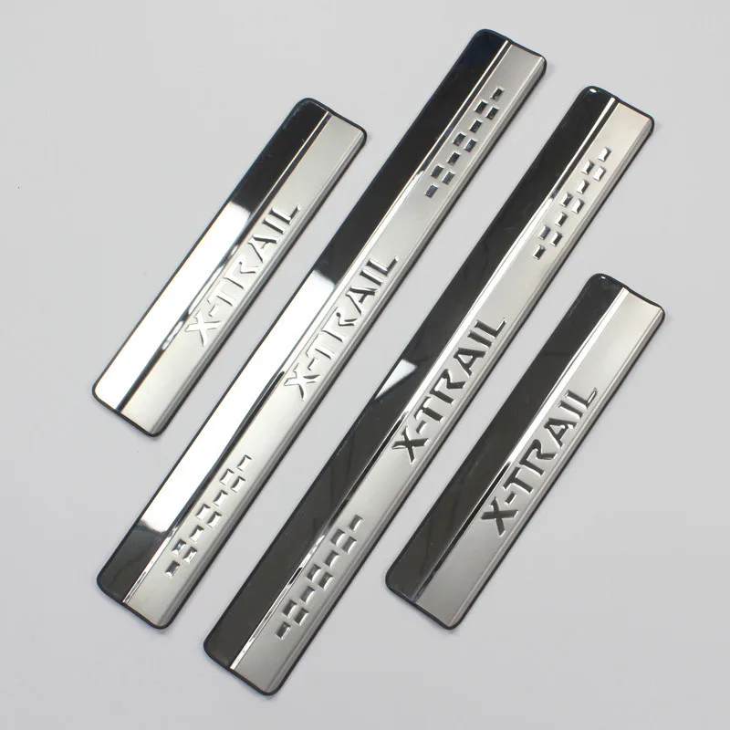 

Auto Door Sill Scuff Plate Guard Welcome Pedal Stickers For Nissan X-trail X Trail Xtrail T32 2014-2020 Car Styling Accessories