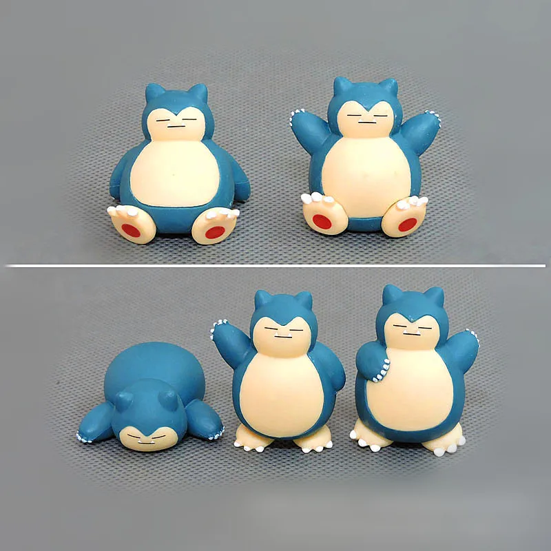 

5pcs/set pokemon Pikachu Kabimon child Toys Display pokemon Anime Action Figures kids kawaii Toys for Boys Girls Birthday Gift